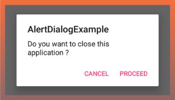 Alert dialog in android studio, alert dialog example, add a dialog in android, custom dialog in android, android alert dialog