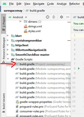 Android Support plugin for Android Studio cannot open this project