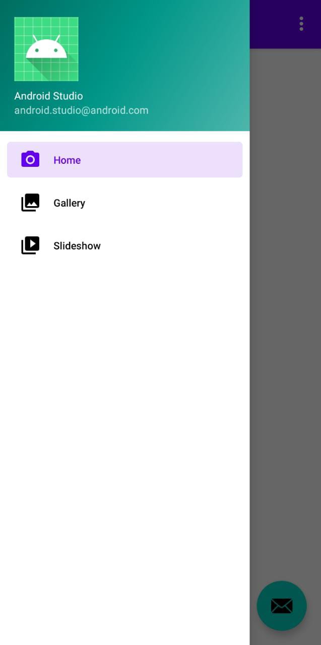 How to create a navigation drawer in android