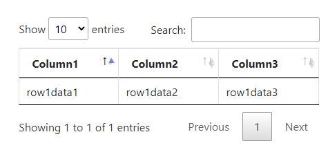 JQuery data tables are not working