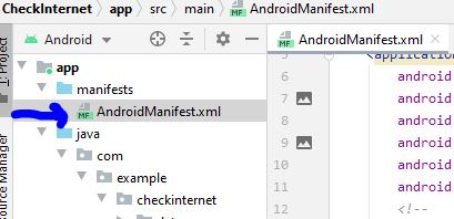 Functions of manifest file in android