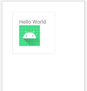 Working with card view in android